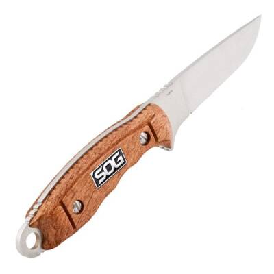 SOG HT022L Huntspoint Ahşap Saplı Avcı Bıçağı - 3