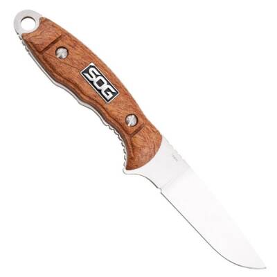 SOG HT022L Huntspoint Ahşap Saplı Avcı Bıçağı - 4