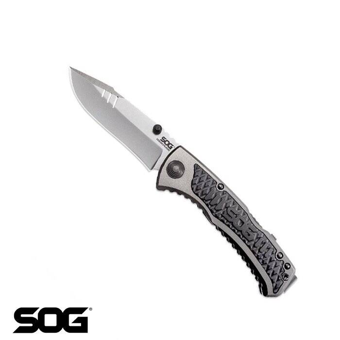 SOG Sideswipe Grey Tini Klipsli Çakı - 1