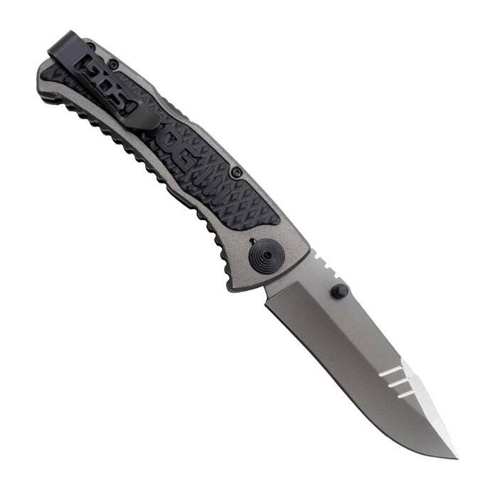 SOG Sideswipe Grey Tini Klipsli Çakı - 4
