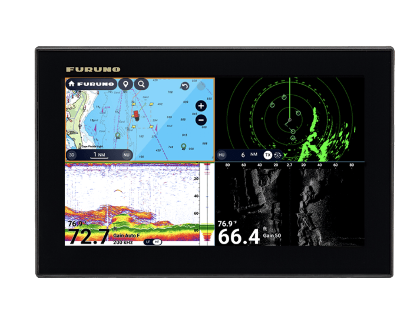 Furuno TzMap 9'' Balık Bulucu Harita Çizici - 5