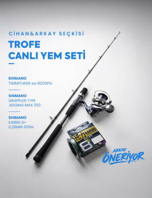 Cihan & Arkay Seçkisi: Trofe Canlı Yem Seti - ArkaylaBalıktasın