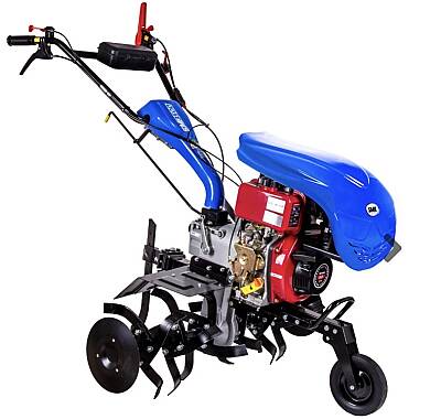 SMK SM350D 5,5 HP İpli Dizel Çapa Makinesi - 