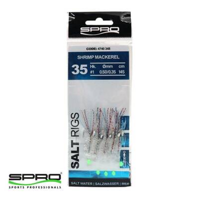 SPRO 35 Shrimp Mackerel Tuzlusu Rig Takımı #1 - Spro