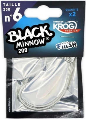 Fiiish Black Minnow BM200/6 BM214 Offset Kanca - 2