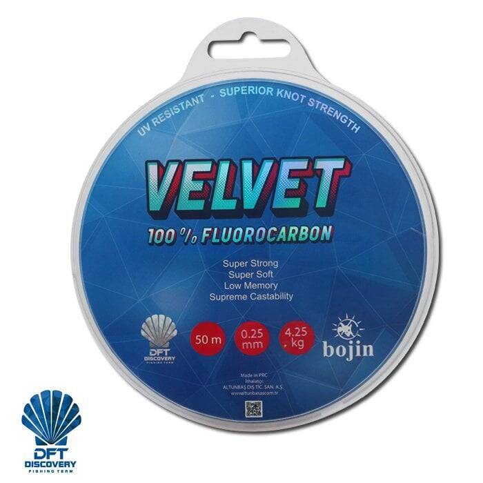 DFT Bojin Velvet Fluorocarbon 50 m 0.25 mm Misina - 1