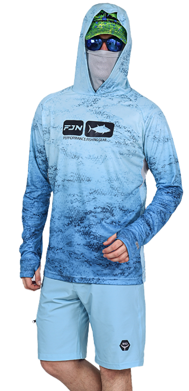 Fujin Pro Angler T-Shirt Blue Wave #XL - 1