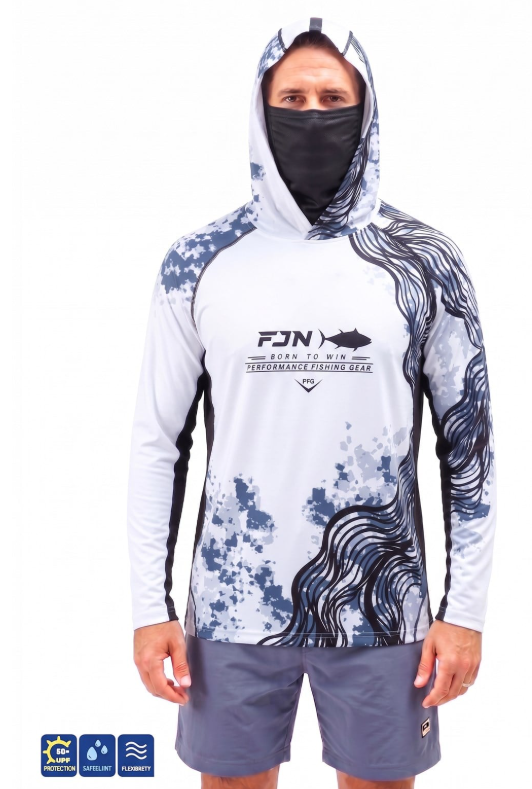 Fujin Relax S26 Buff&Hoodie White Anthracite - 1