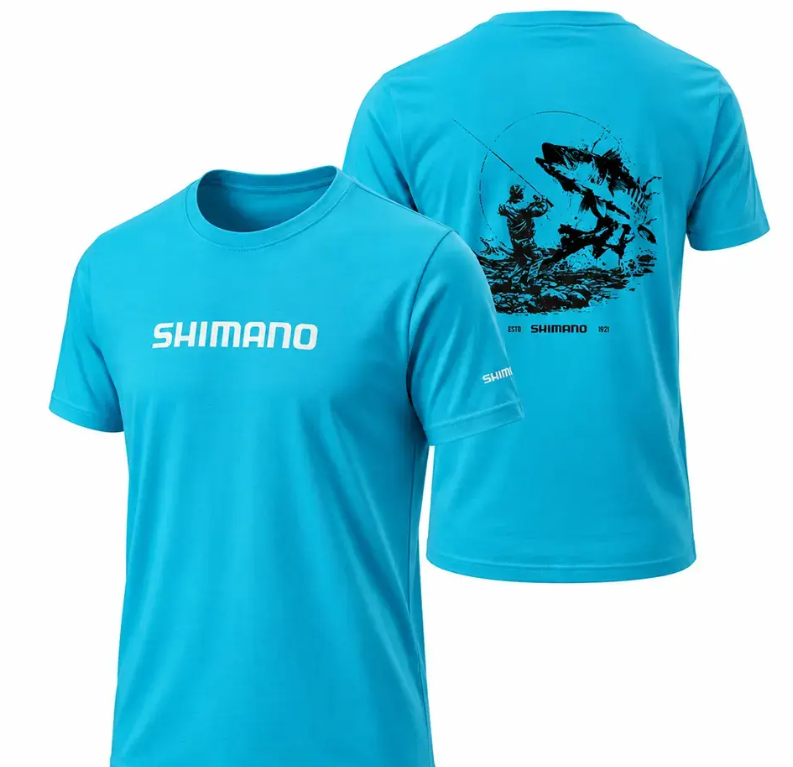Shımano Blue Barracuda T-Shirt - XL - 1