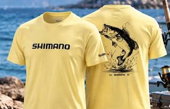 Shımano Yellow Seabass T-Shirt - M - SHIMANO