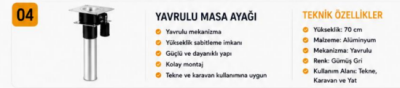 YAVRULU MASA AYAĞI - ONE MARIN