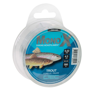 SPRO C-TEC MONO X TROUT 0.22mm 500m Misina 11 - 2