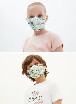 BLACKSPADE Çocuk Koruyucu Maske Renkli Desen S2 - 3