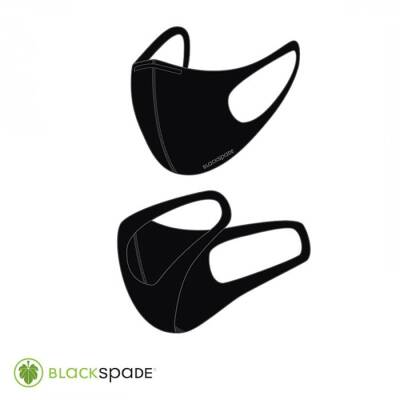BLACKSPADE Çocuk Koruyucu Maske Siyah S2 - Blackspade