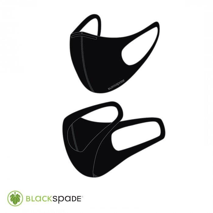 BLACKSPADE Çocuk Koruyucu Maske Siyah S2 - 1