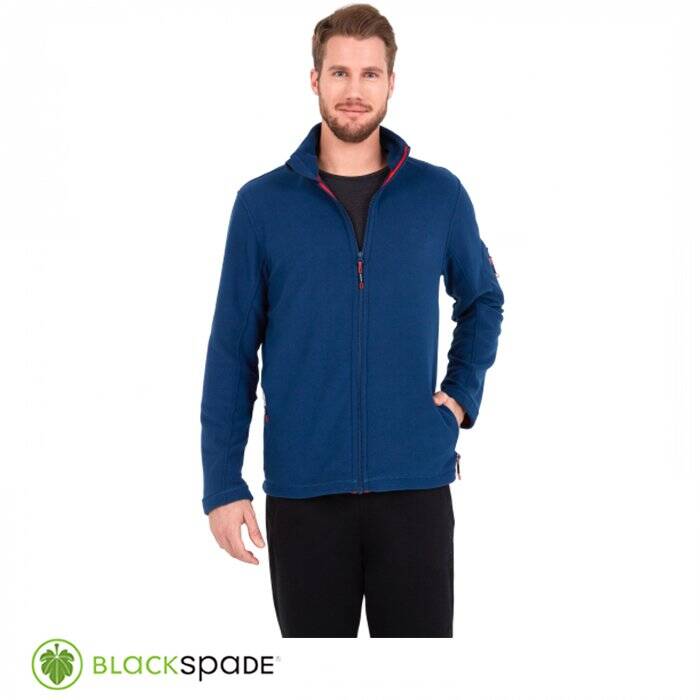 BLACKSPADE Önden Fermuarlı Polar Mont Lacivert - 1