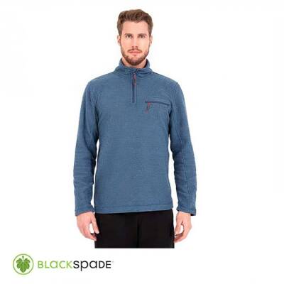 BLACKSPADE Yün Sweatshirt Mavi - Blackspade