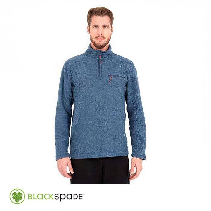 BLACKSPADE Yün Sweatshirt Mavi - 1