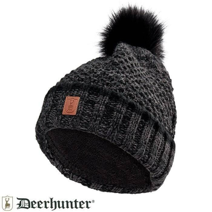 T. DEERHUNTER Lady Knitted Kadın Siyah Bere - 1