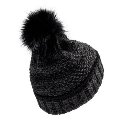 T. DEERHUNTER Lady Knitted Kadın Siyah Bere - 3
