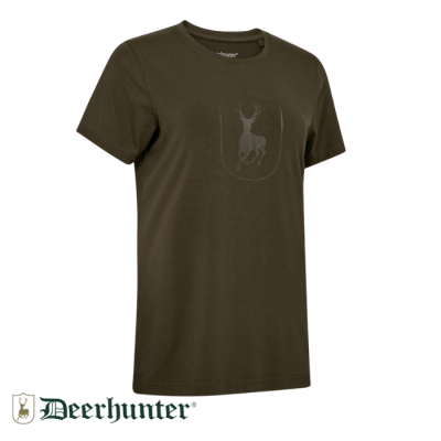 DEERHUNTER Lady Bamboo Koyu Yeşil Tişört - 38 - 1