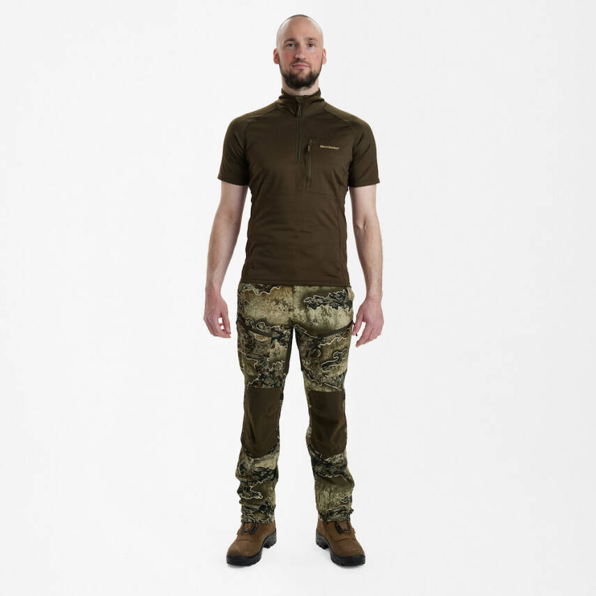 DEERHUNTER Yaka Fermuarlı K.Kollu Yeşil Tişört M - 6