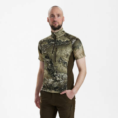 DEERHUNTER Yaka Fermurlı K.Kollu Realtree Tişört XL - 4