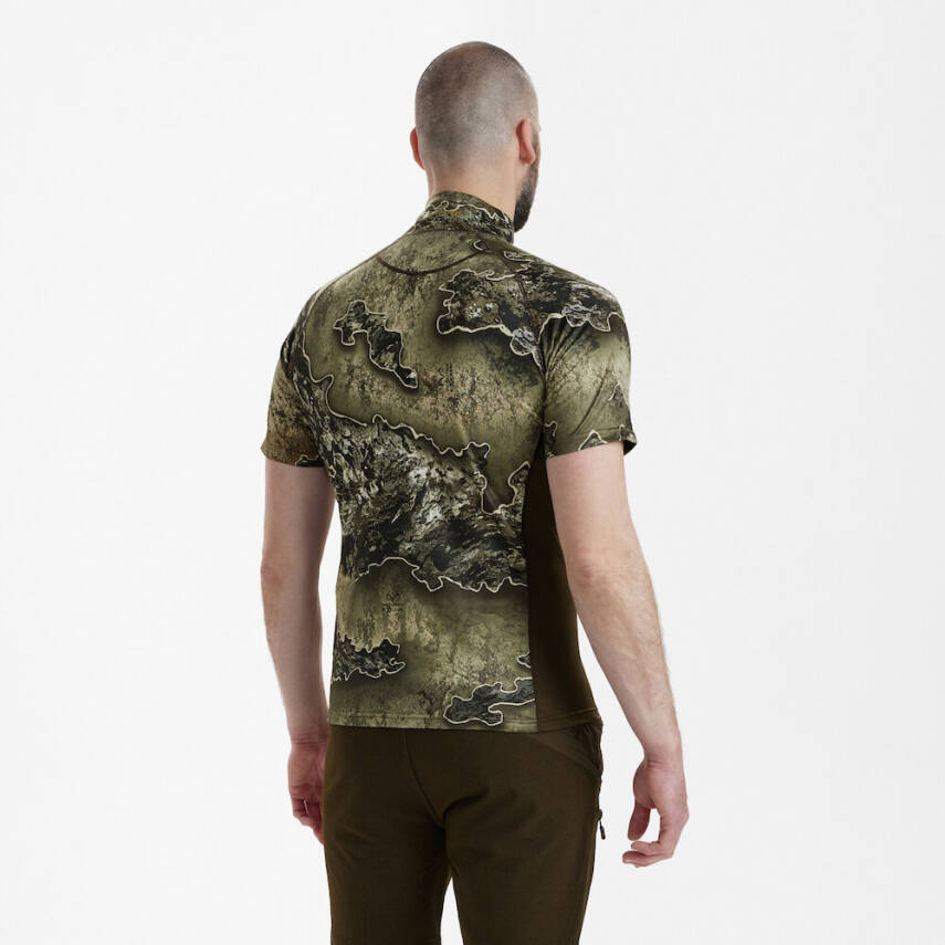 DEERHUNTER Yaka Fermurlı K.Kollu Realtree Tişört XL - 5