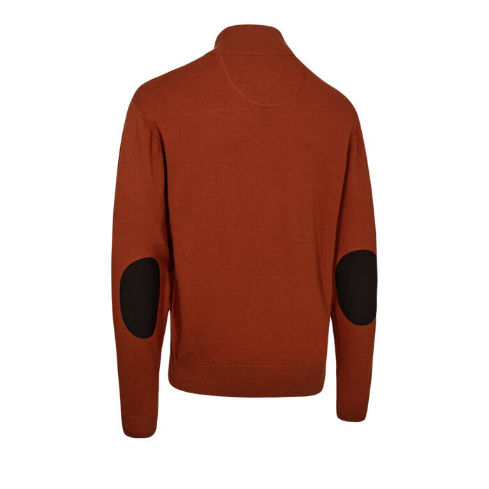 DEERHUNTER Harrington Fermuarlı Kahve Kazak 2XL - 3