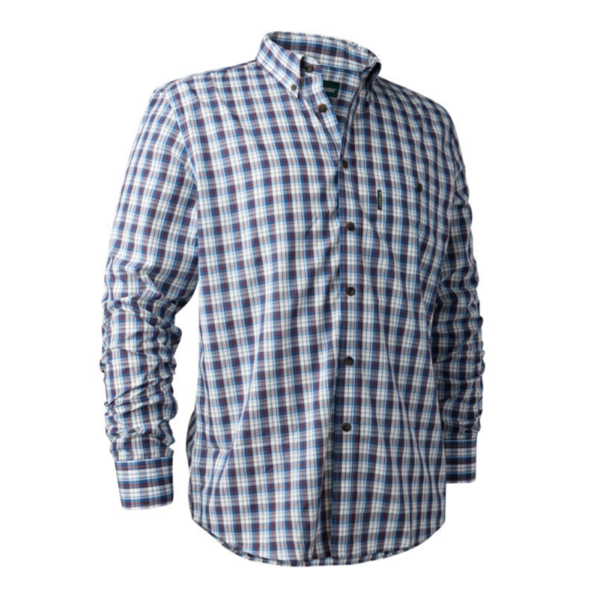 DEERHUNTER Jeff Shirt 78179 Mavi Kareli Gömlek 41 - 2
