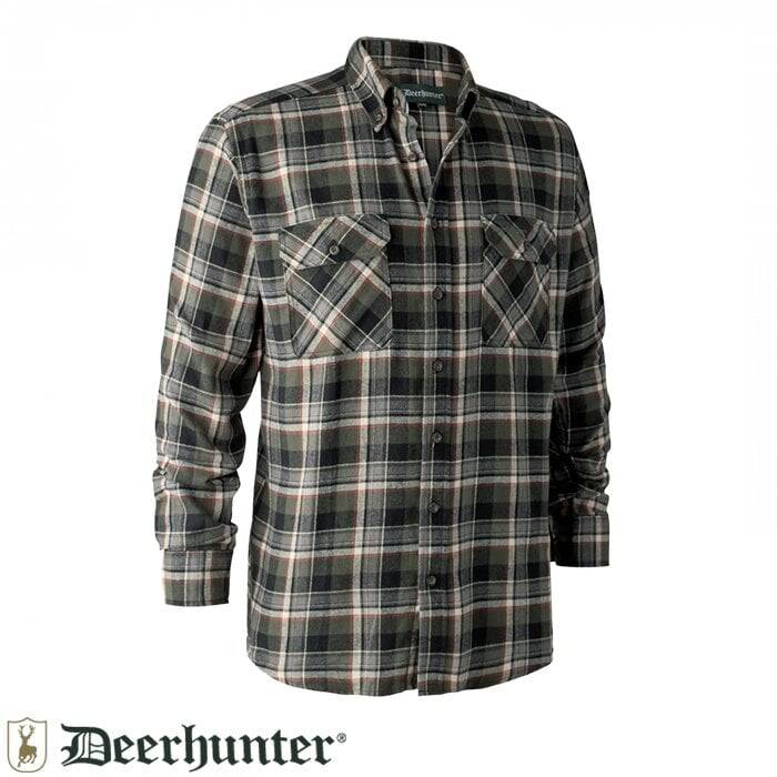 DEERHUNTER Marvin Yeşil Kareli Gömlek 4546 - 1