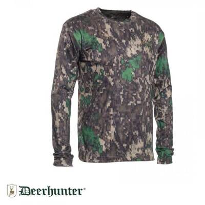 T. S.K.DEERHUNTER Trail Orman Kamuflaj Tişört LS 80 S - Deerhunter
