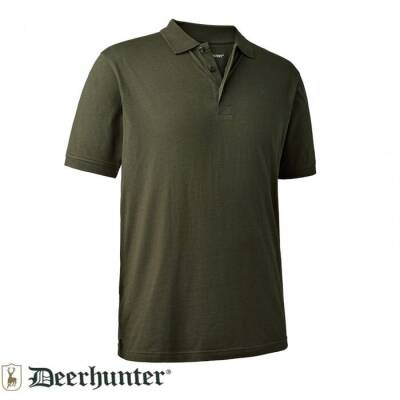 T. DEERHUNTER Christian Polo Yeşil Tişört L - Deerhunter