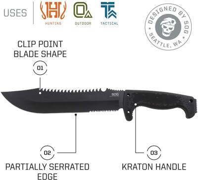 SOG F03T-N Fusion Jungle Primitive Pala - 2