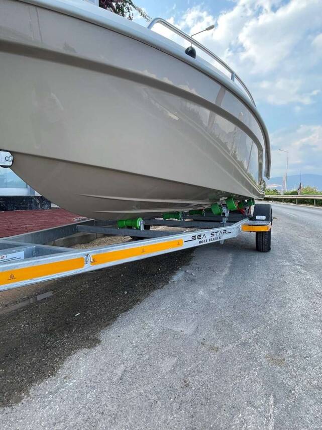 5,5M yükleme alanı 1500KG TEK DİNGİL çiftli şase - 4