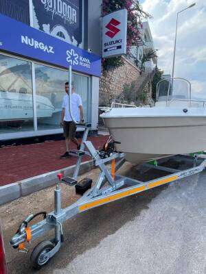 5,5M yükleme alanı 1500KG TEK DİNGİL çiftli şase - 7
