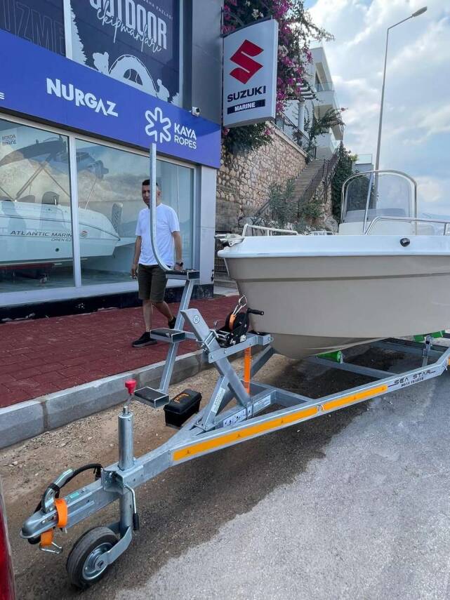 5,5M yükleme alanı 1500KG TEK DİNGİL çiftli şase - 7