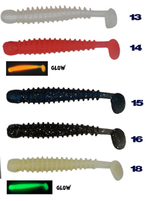 Cultiva 82906 Ring Kick Tail 5 cm Lrf Silikonu - 5