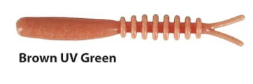 Fujin Bio Meru 6 cm Floating Sıvılı Kokulu LRF Silikonu Brown UV Green - 1