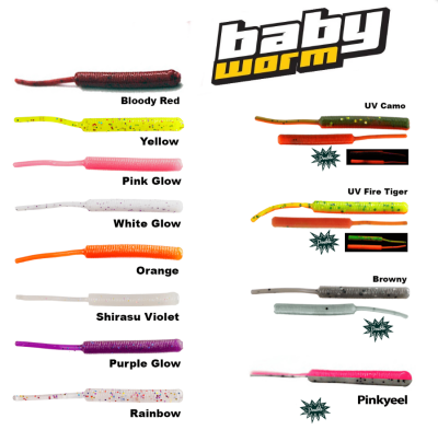 Fujin Baby Worm 5.2 cm Floating LRF Silikonu - 5
