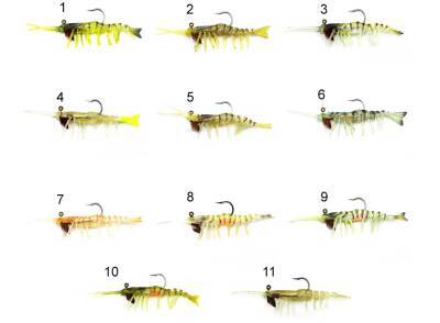 Captain 3049 Magic Shrimp 3D 76mm 5.5gr Silikon Karides Yem - 2
