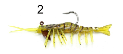 Captain 3049 Magic Shrimp 3D 76mm 5.5gr Silikon Karides Yem - 7