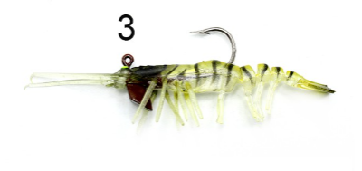 Captain 3049 Magic Shrimp 3D 76mm 5.5gr Silikon Karides Yem - 10