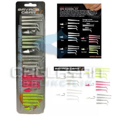 Savage gear LRF Mini Sandeel Kit 25 Adet Suni Yem - 2
