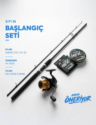 Spin Başlangıç Seti - ArkaylaBalıktasın