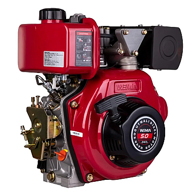 WEIMA WM173F 5.5 HP DİZEL MOTOR İPLİ ÇAPA TİP FREZELİ - 